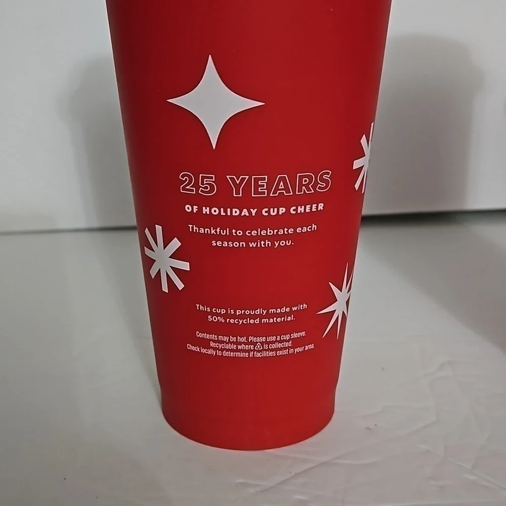 Starbucks plastic reuseable